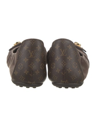 Louis Vuitton LV Monogram Leather Ballet Flats