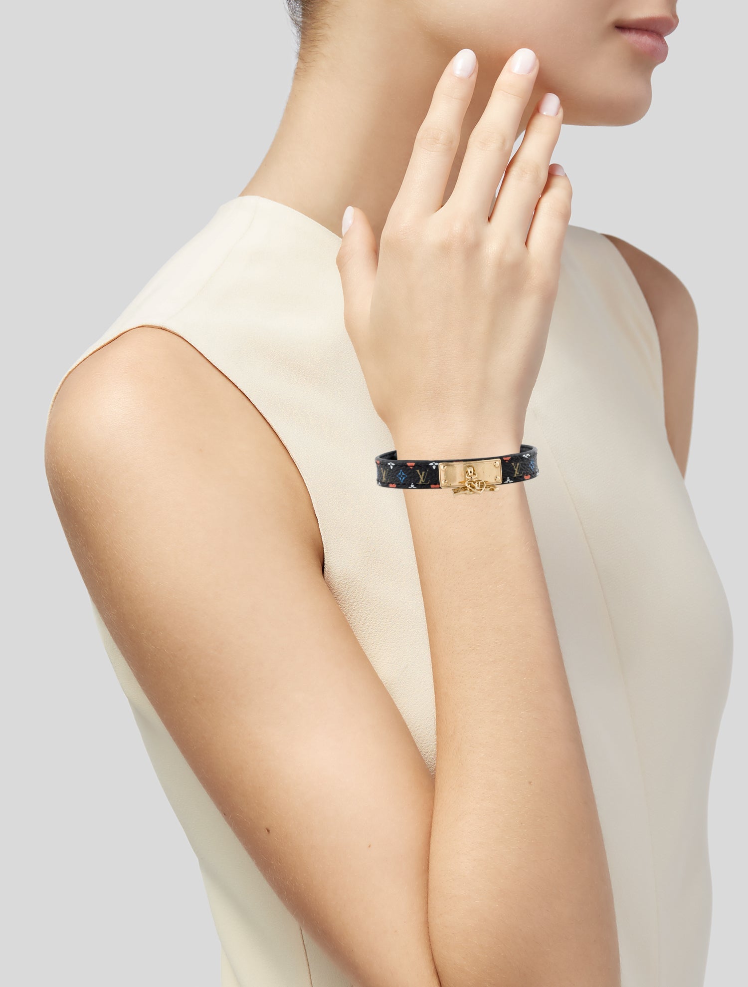 Louis Vuitton Game On Monogram Cuff Bracelet