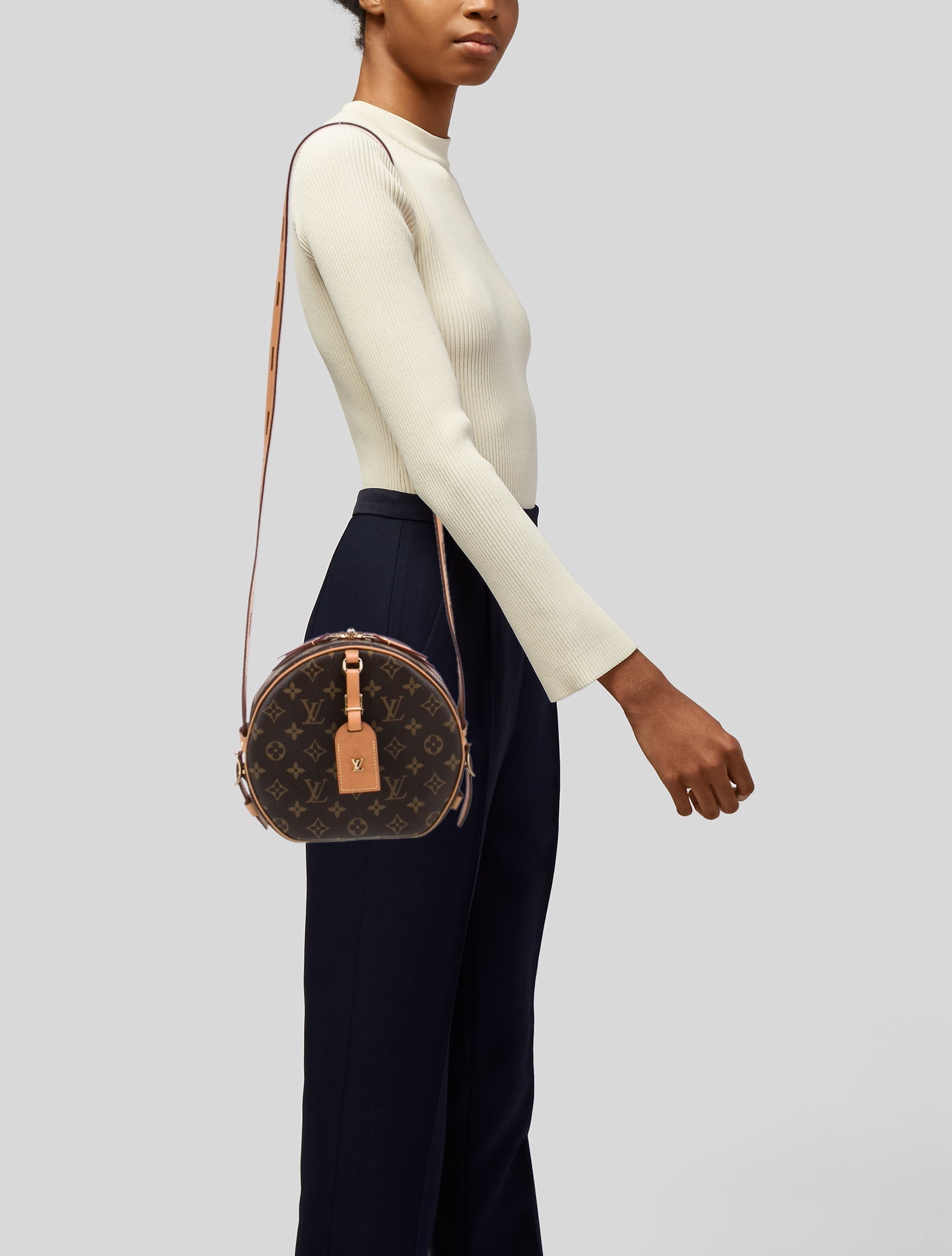 Louis Vuitton LV Monogram Bôite Chapeau Souple MM