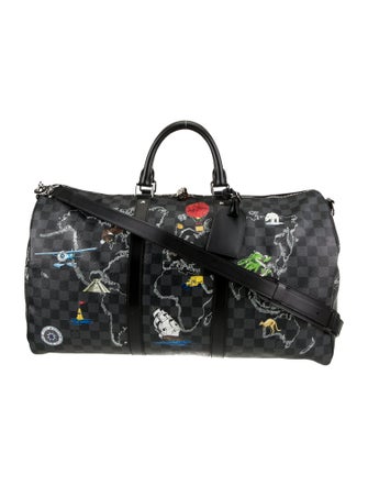 Louis Vuitton Damier Graphite Keepall Bandouliere 50