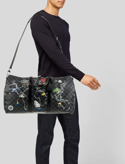 Louis Vuitton Damier Graphite Keepall Bandouliere 50