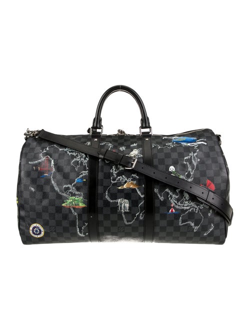 Louis Vuitton Damier Graphite Keepall Bandouliere 50