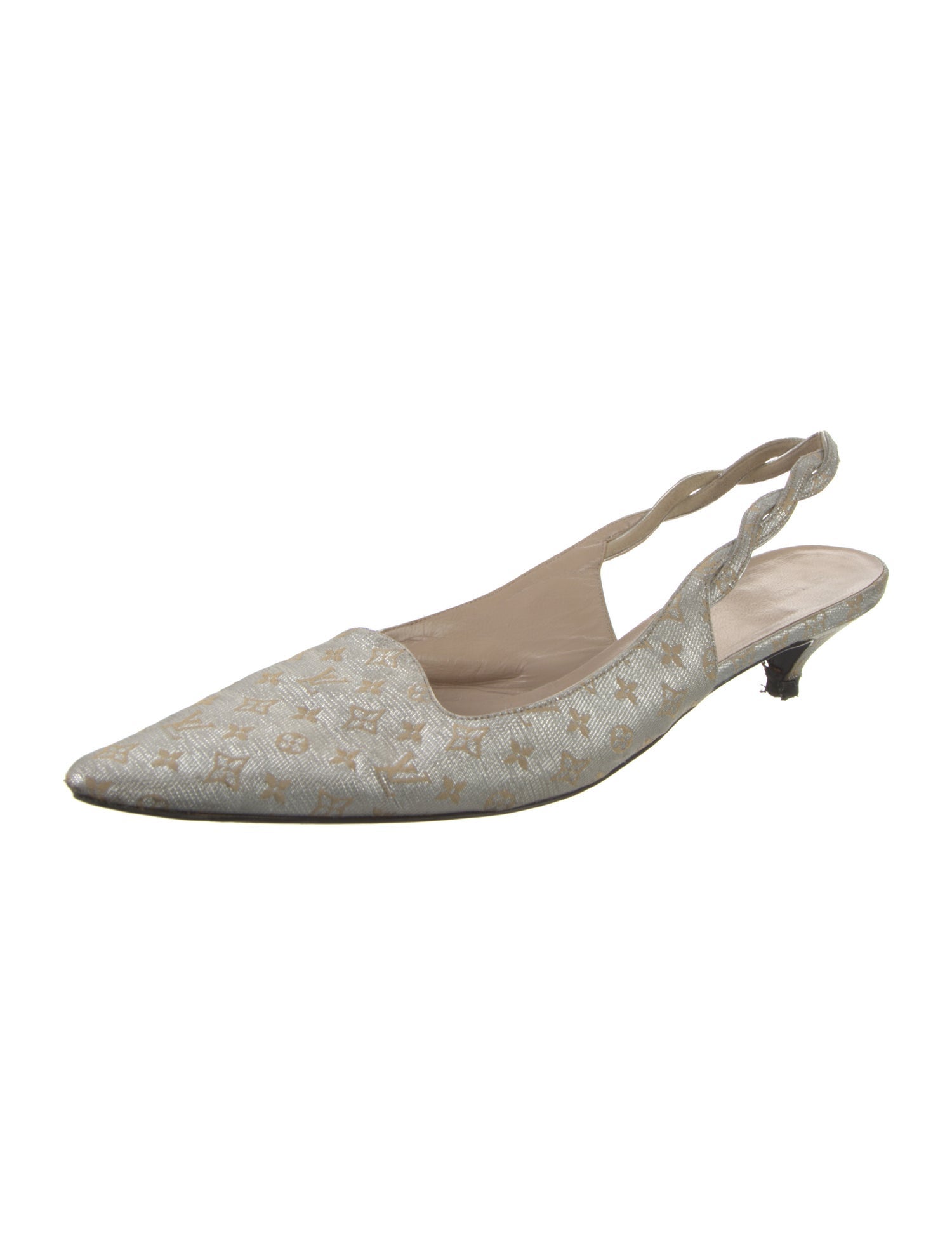 Louis Vuitton LV Monogram Slingback Pumps