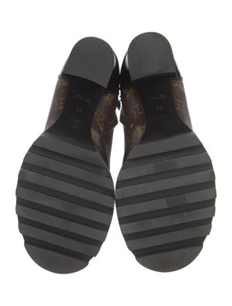 Louis Vuitton LV Monogram Lace-Up Boots