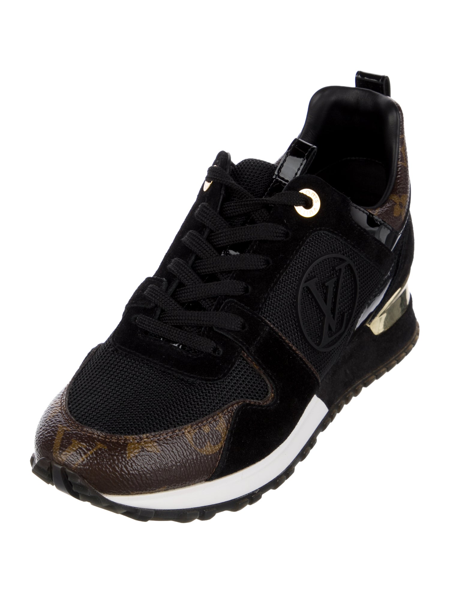 Louis Vuitton Mesh Printed Sneakers