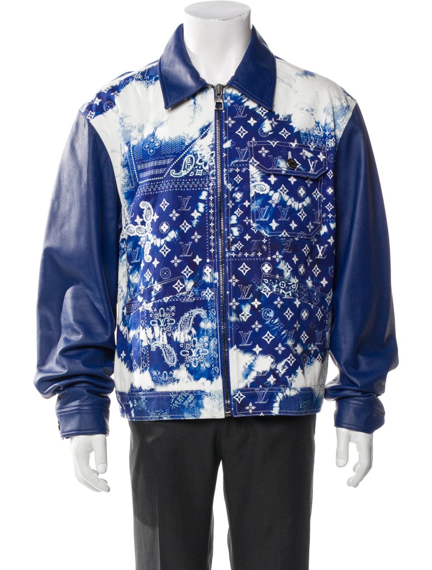Louis Vuitton 2022 Bandana Mix Denim Jacket