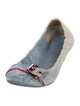 Louis Vuitton 2010 Monogram Denim Rosa Ballet Flats