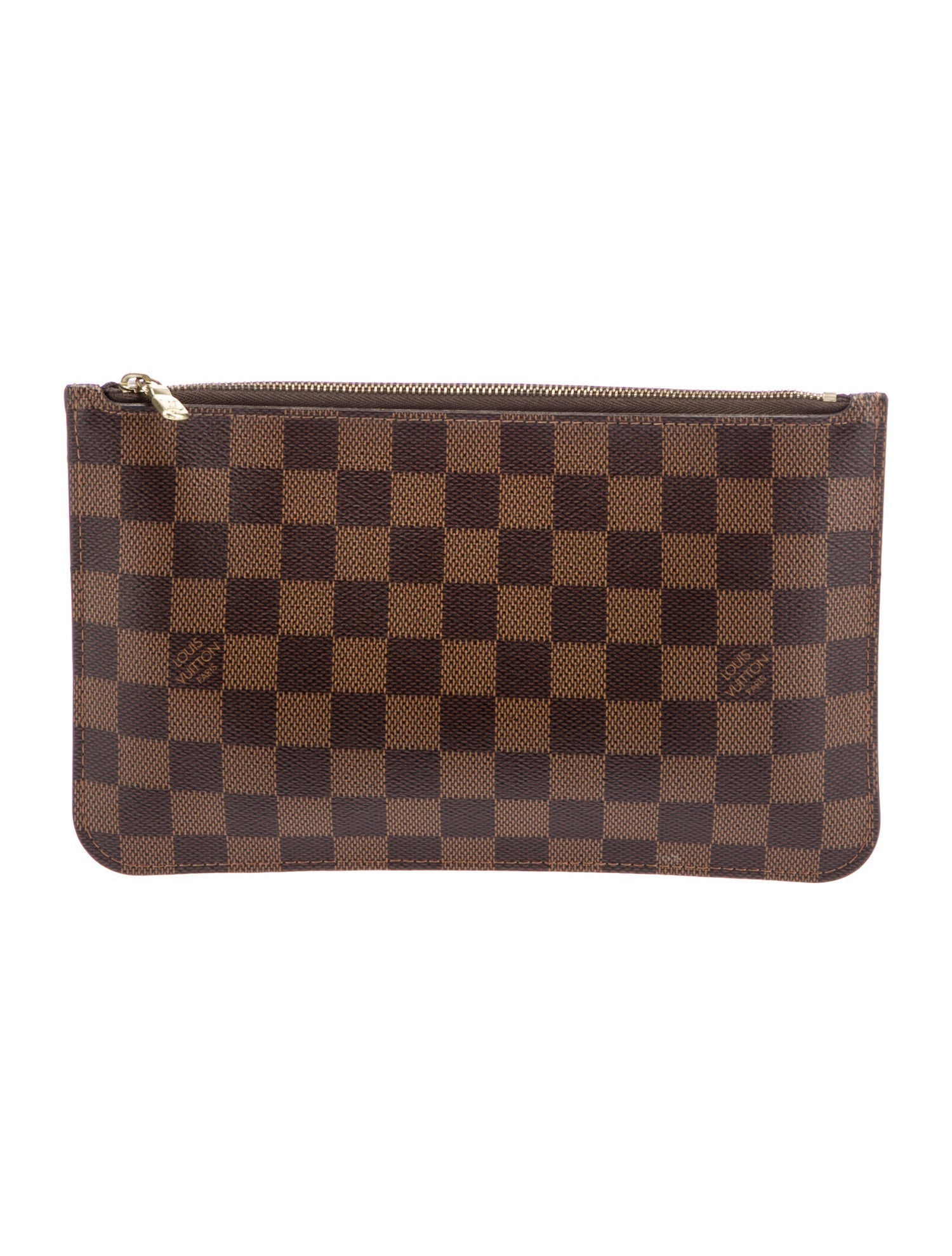 Louis Vuitton Damier Ebene Neverfull Pouch