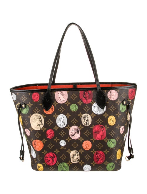 Louis Vuitton x FORNASETTI LV Monogram Cameo Neverfull w/Pouch MM