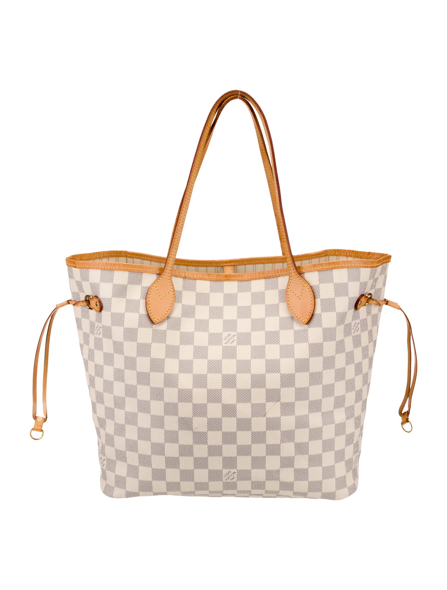 Louis Vuitton Damier Azur Neverfull w/Pouch MM