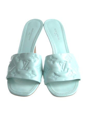 Louis Vuitton LV Monogram Leather Slides