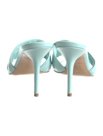 Louis Vuitton LV Monogram Leather Slides