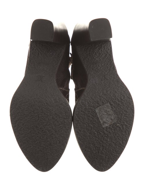 Louis Vuitton Suede Printed Sock Boots