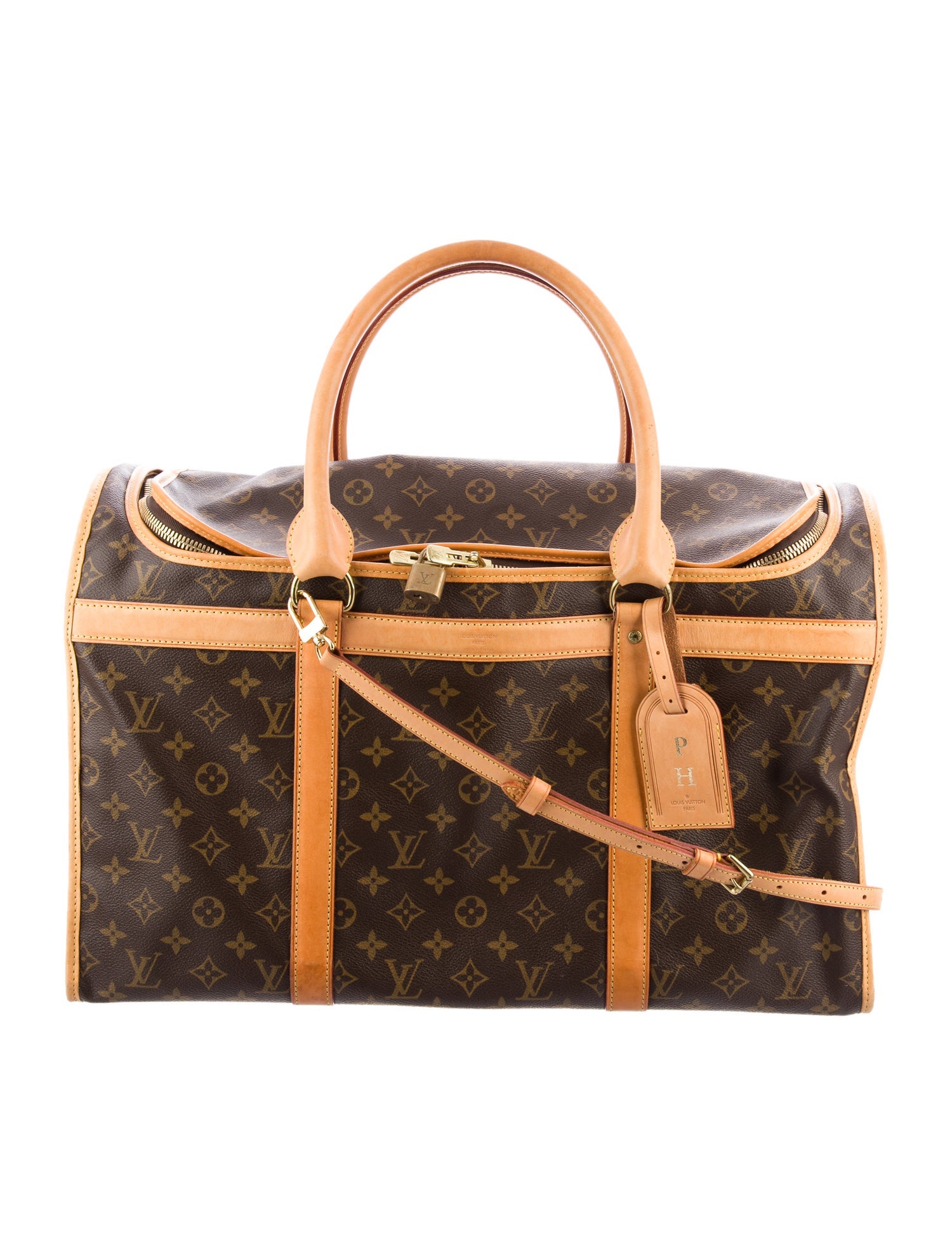 Louis Vuitton Monogram Sac Chien 50 Pet Carrier