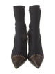 Louis Vuitton LV Monogram Studded Accents Sock Boots