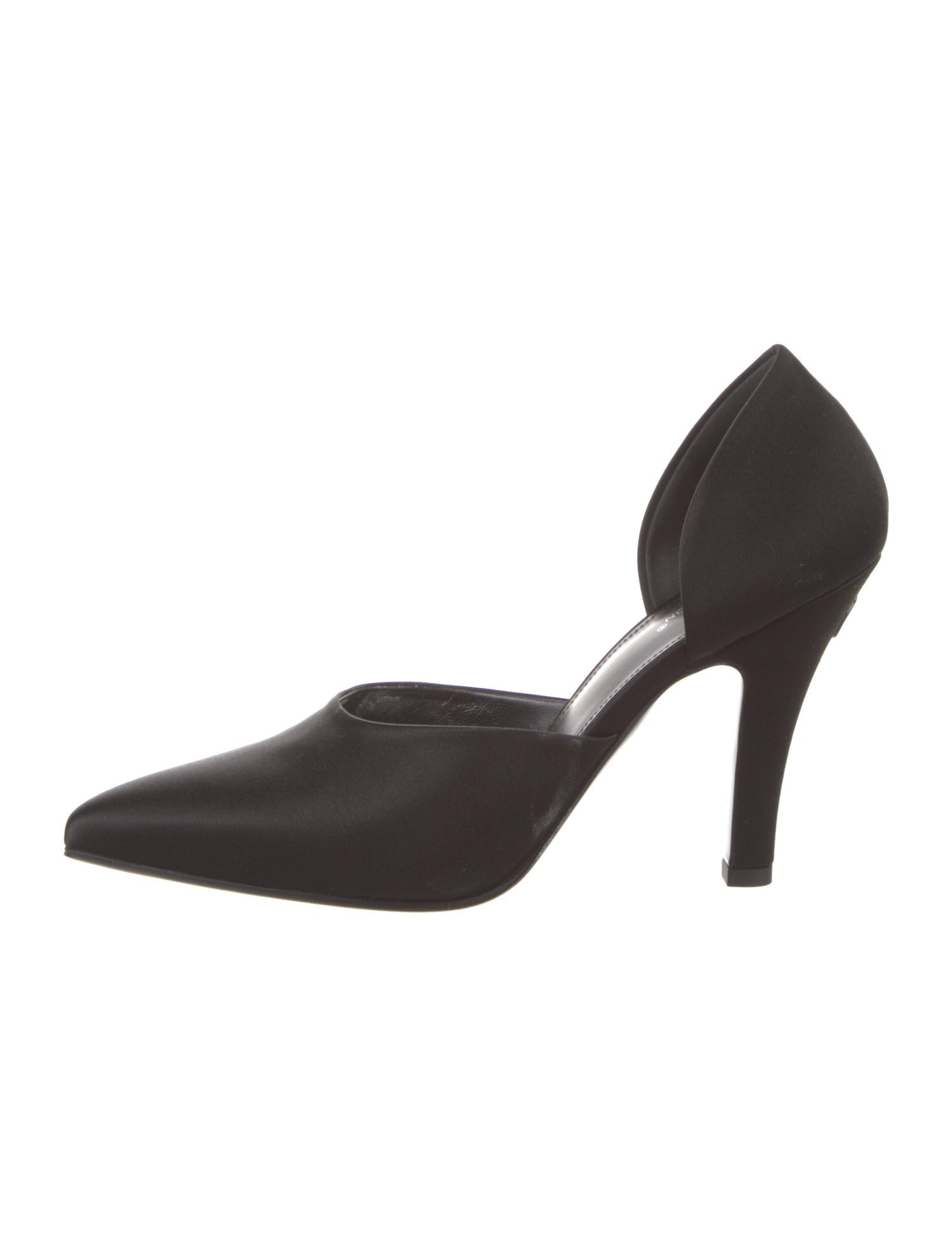 Louis Vuitton LV Monogram Satin D'Orsay Pumps