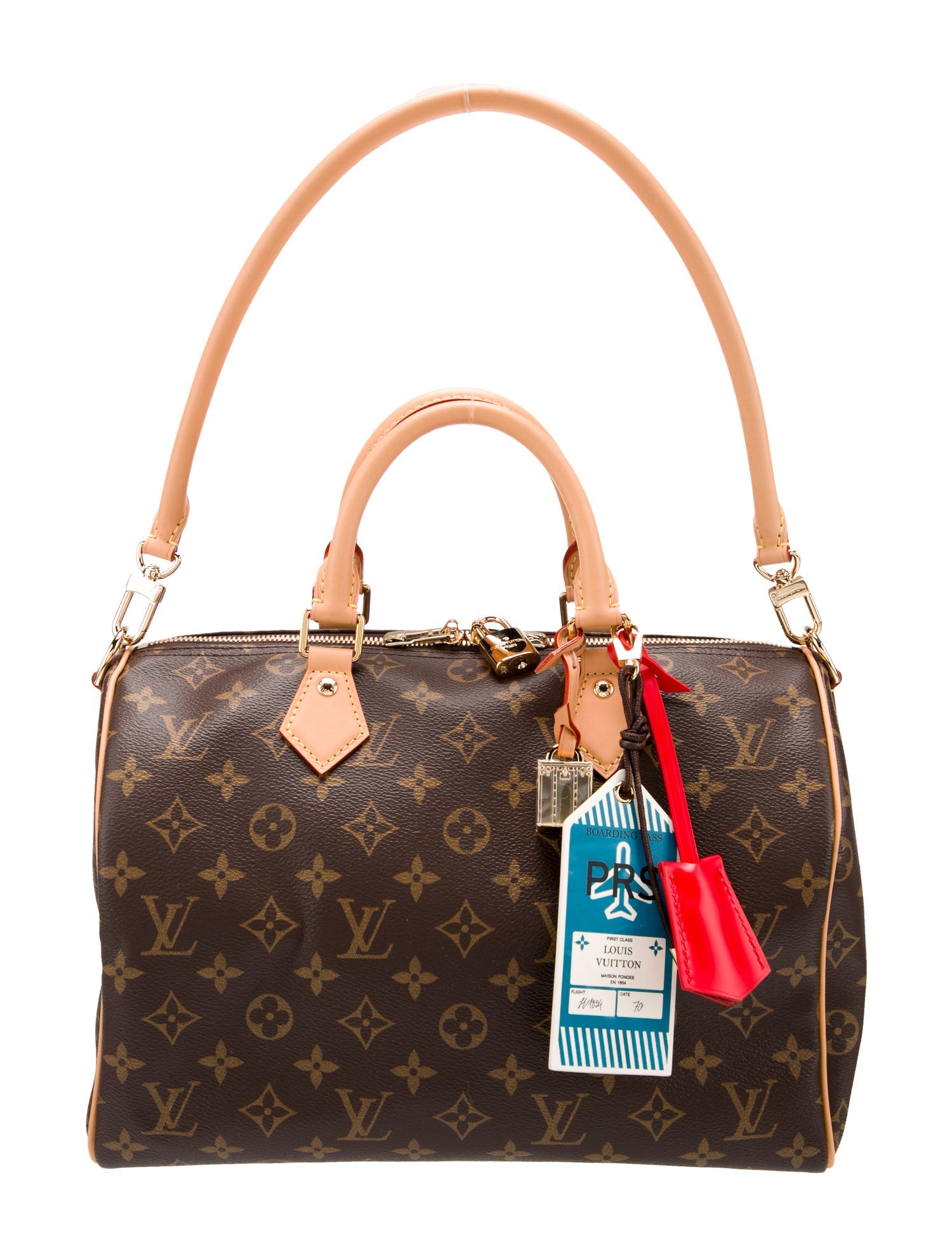 Louis Vuitton LV Monogram Speedy Soft Crafty 30
