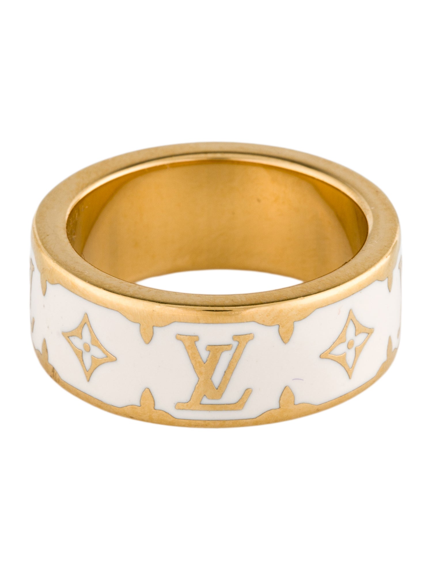 Louis Vuitton Nanogram Enamel Ring