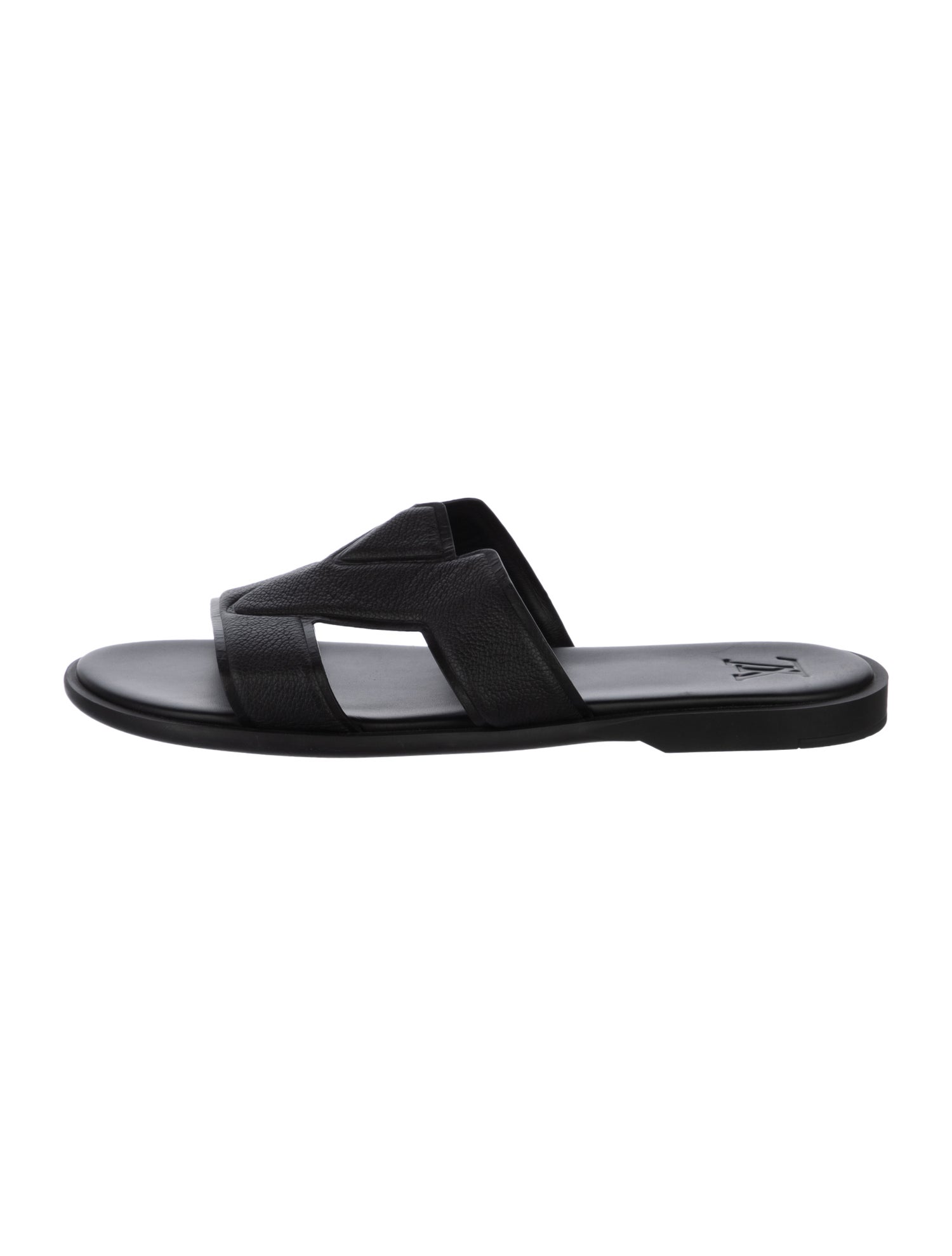 Louis Vuitton Leather Slides