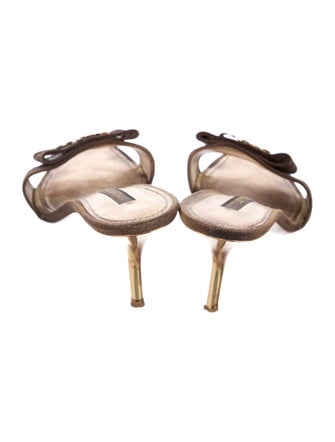 Louis Vuitton Signature Logo Canvas Slides