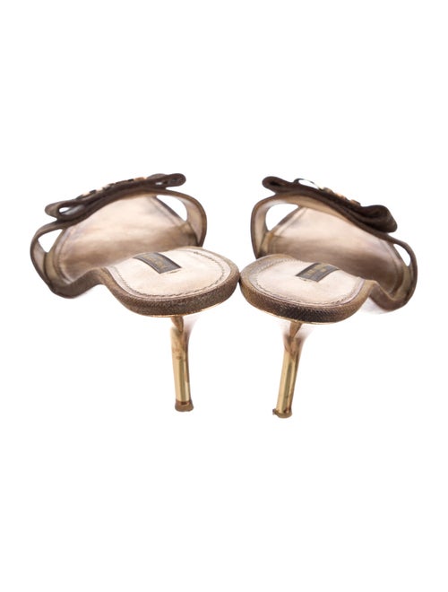 Louis Vuitton Signature Logo Canvas Slides