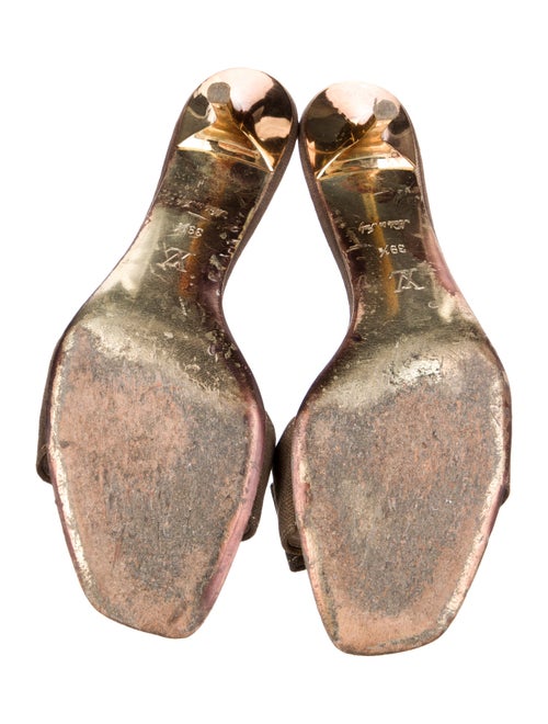 Louis Vuitton Signature Logo Canvas Slides