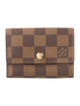 Louis Vuitton Damier Ebene Pattern Coated Canvas Key Holder