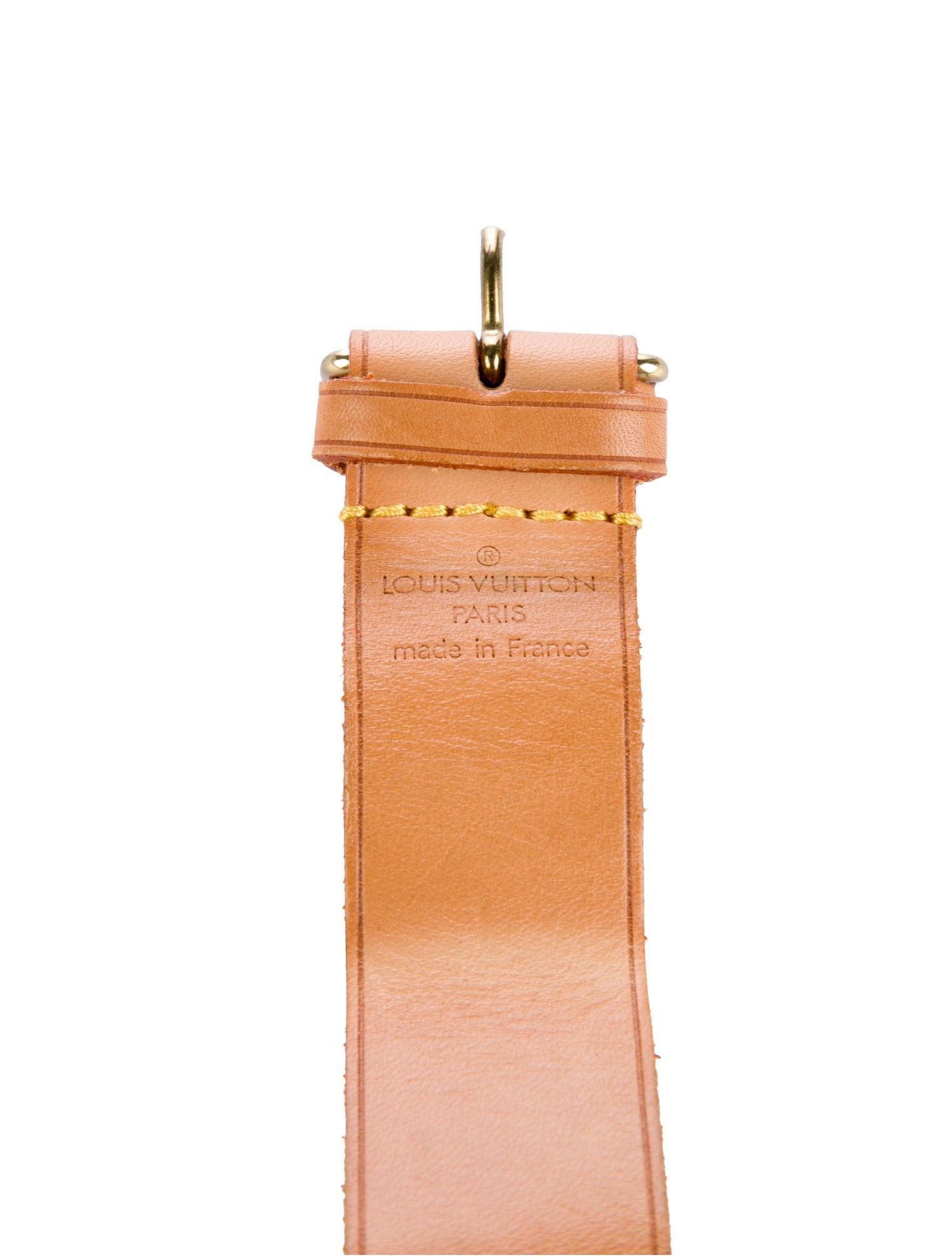 Louis Vuitton Vachetta Leather Luggage Strap