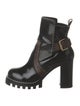 Louis Vuitton Monogram Pattern Leather Boots