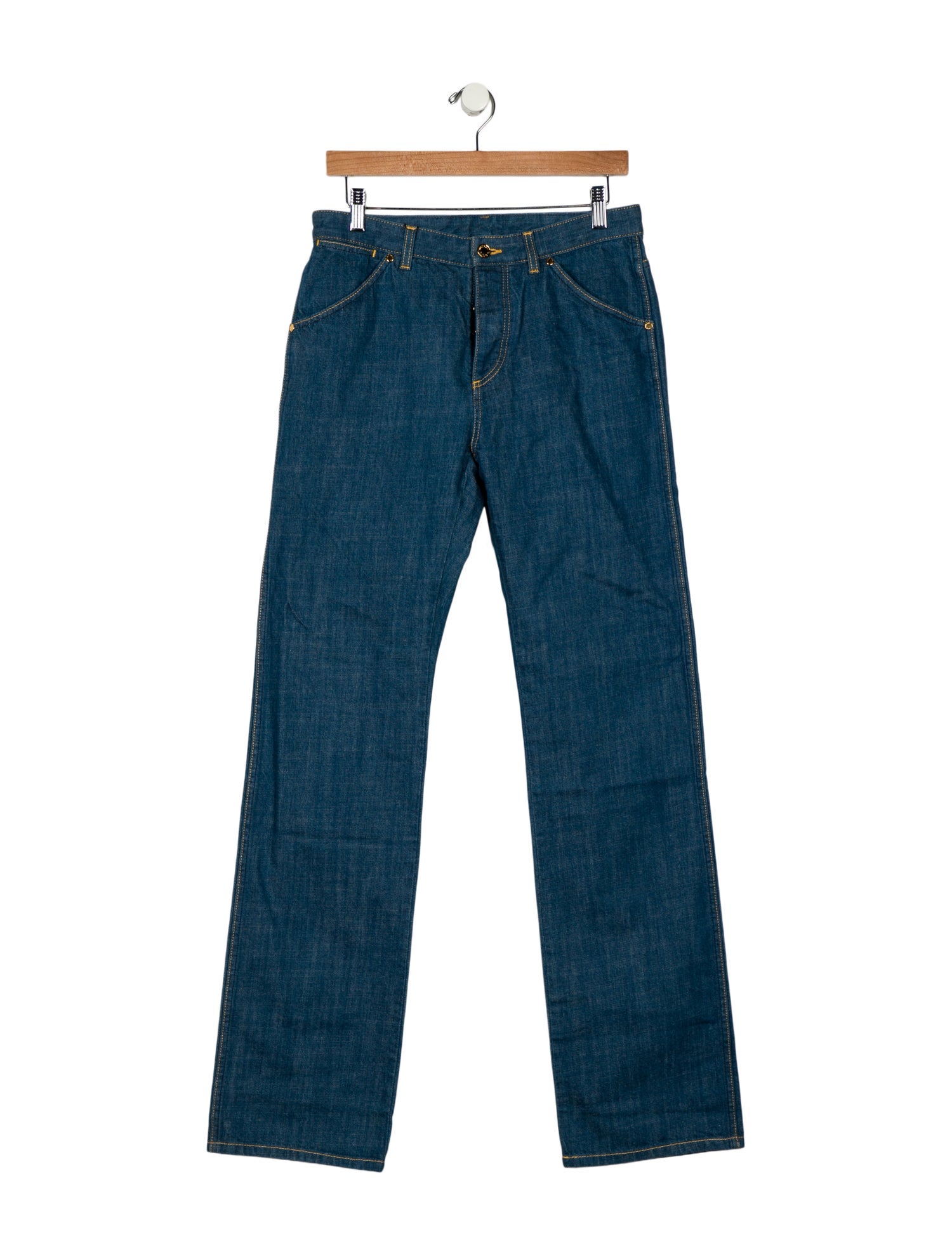 Louis Vuitton Vintage Straight-Leg Jeans w/ Tags