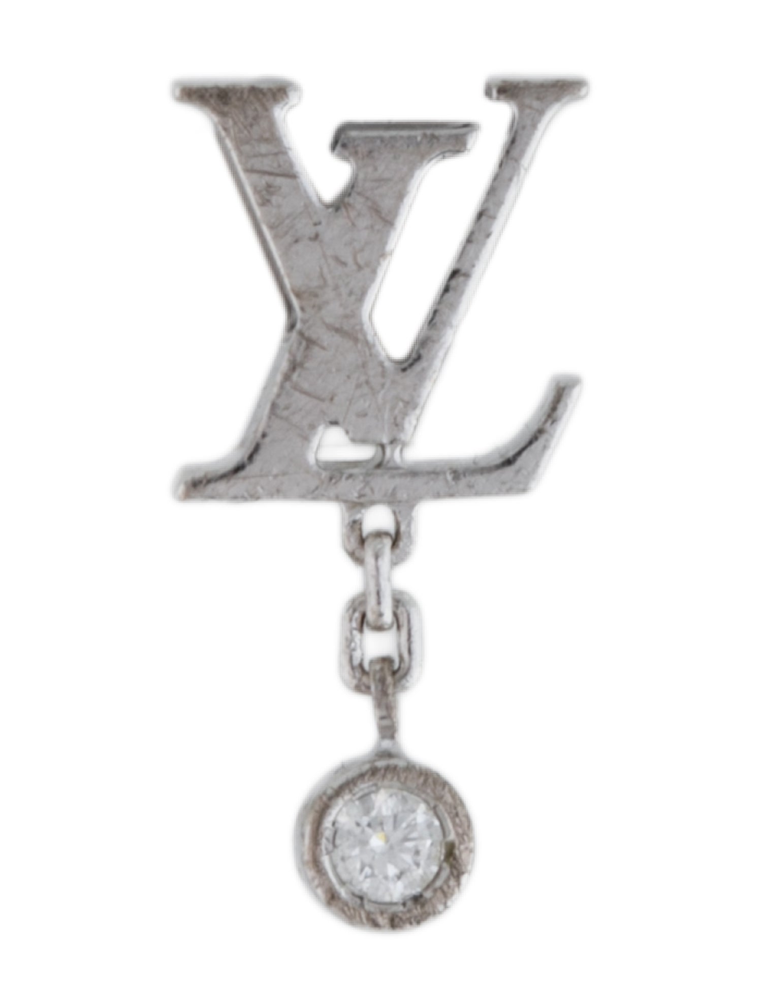 Louis Vuitton 18K Diamond Idylle Blossom LV Single Stud Earring