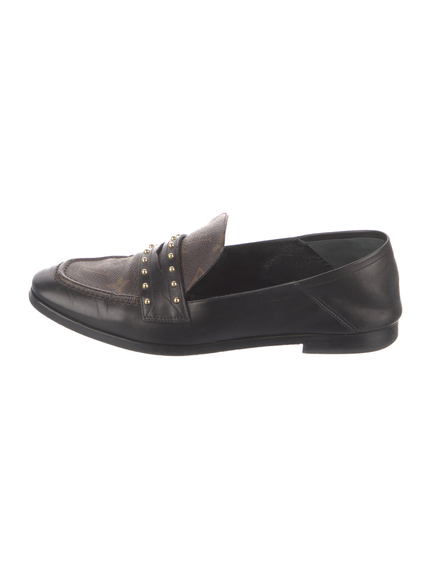 Louis Vuitton LV Monogram Leather Loafers