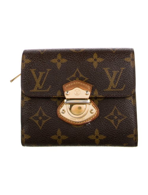 Louis Vuitton LV Monogram Coated Canvas Joey Wallet