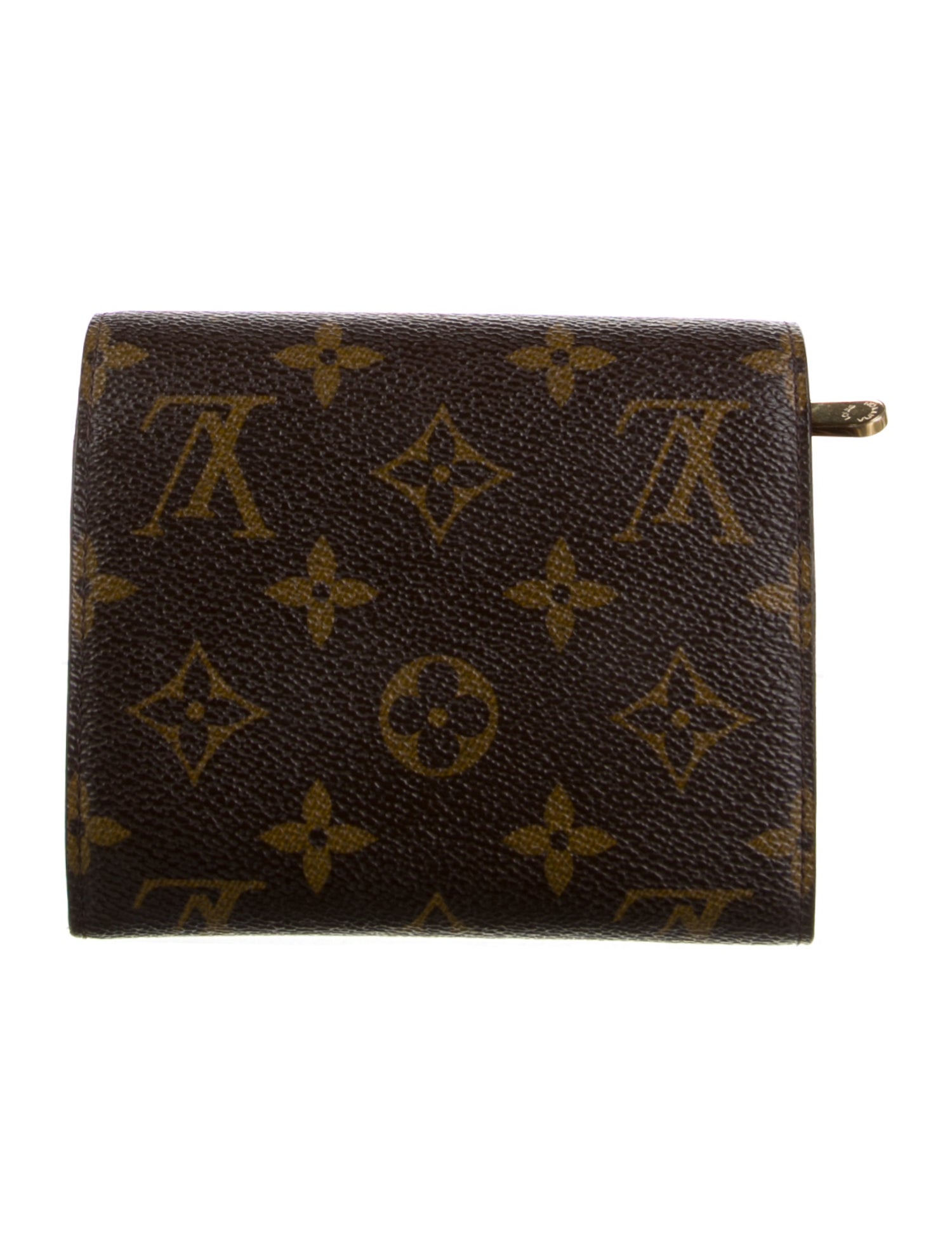 Louis Vuitton LV Monogram Coated Canvas Joey Wallet