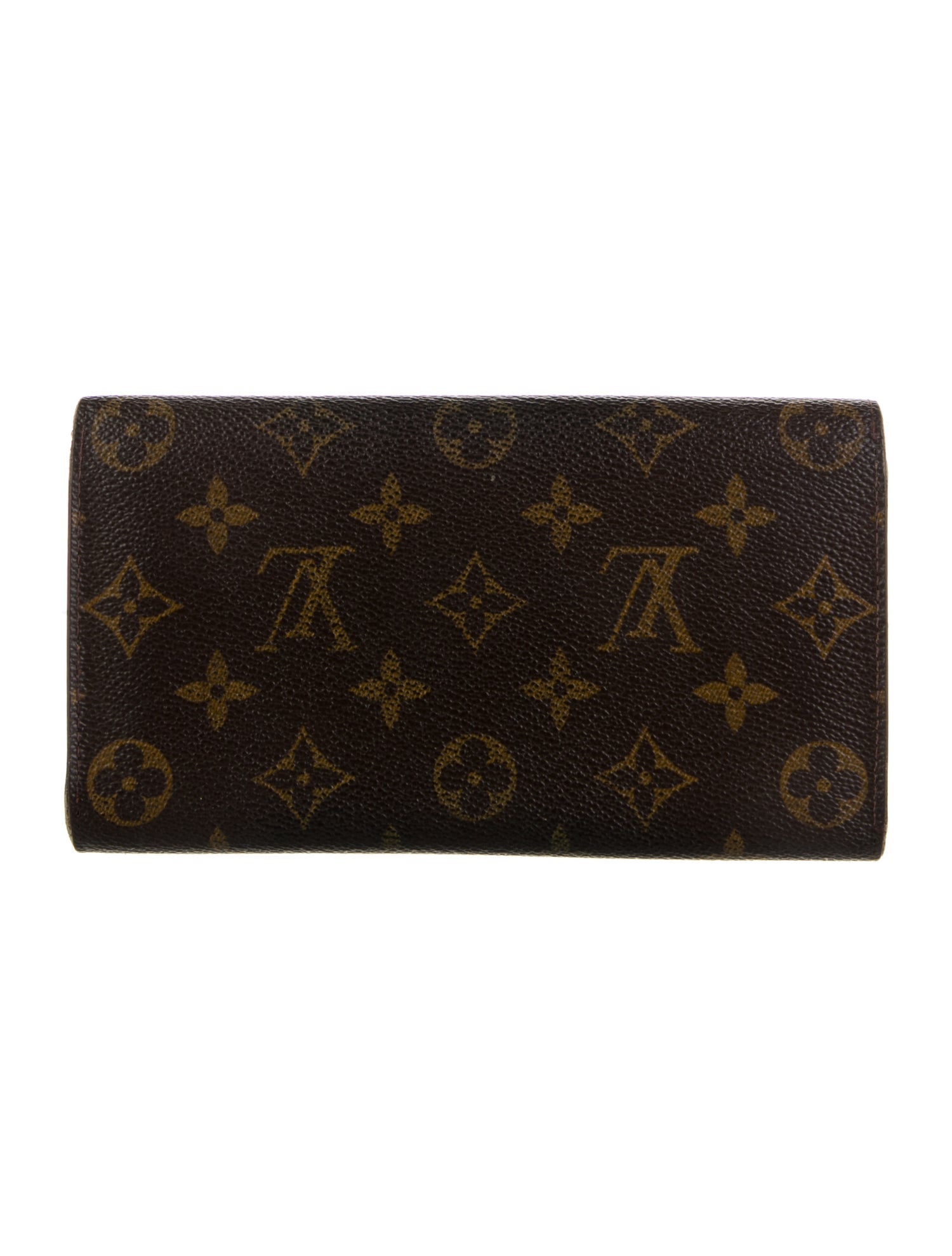 Louis Vuitton Monogram Pattern Coated Canvas Wallet