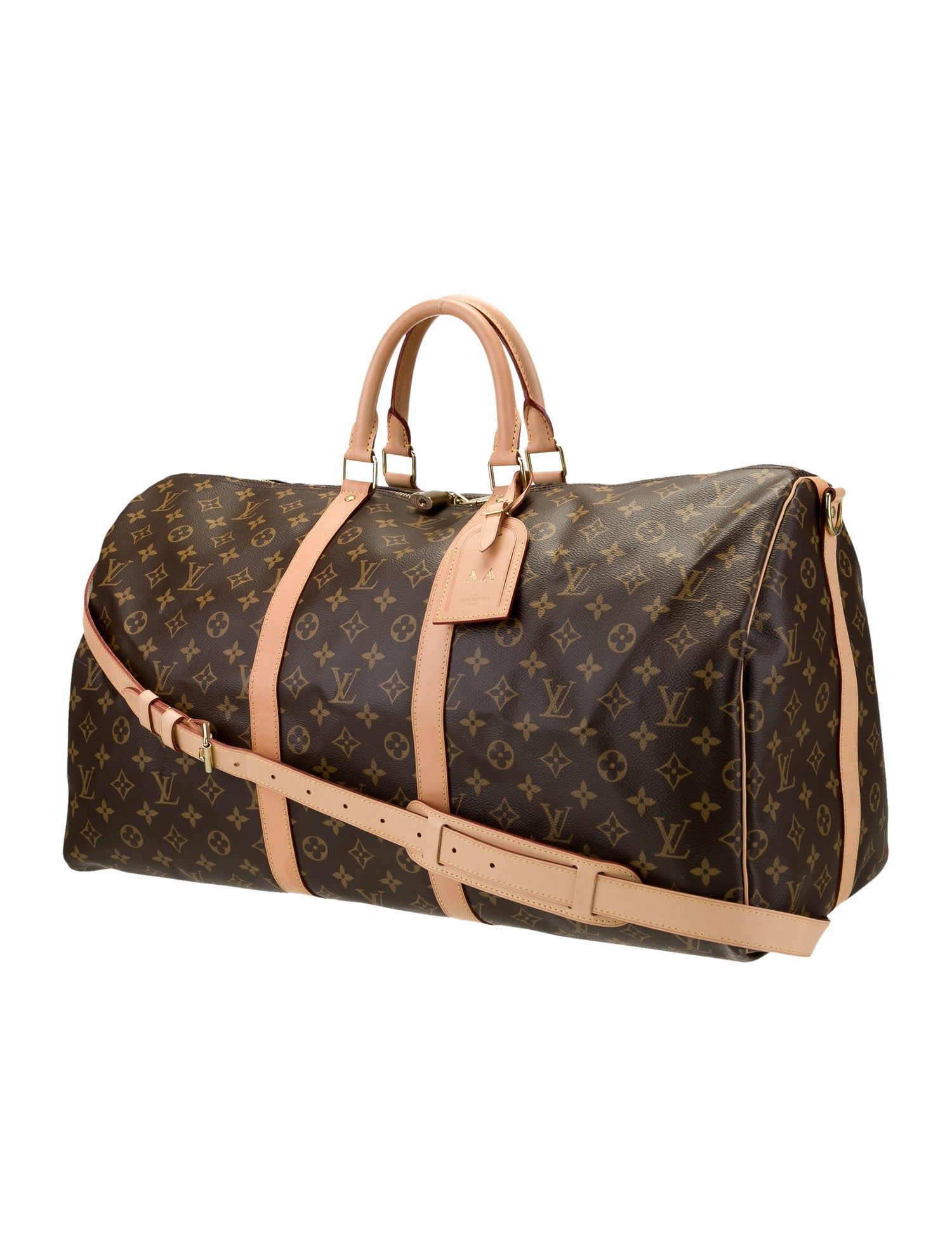 Louis Vuitton LV Monogram Keepall Bandouliere 55 Vintage