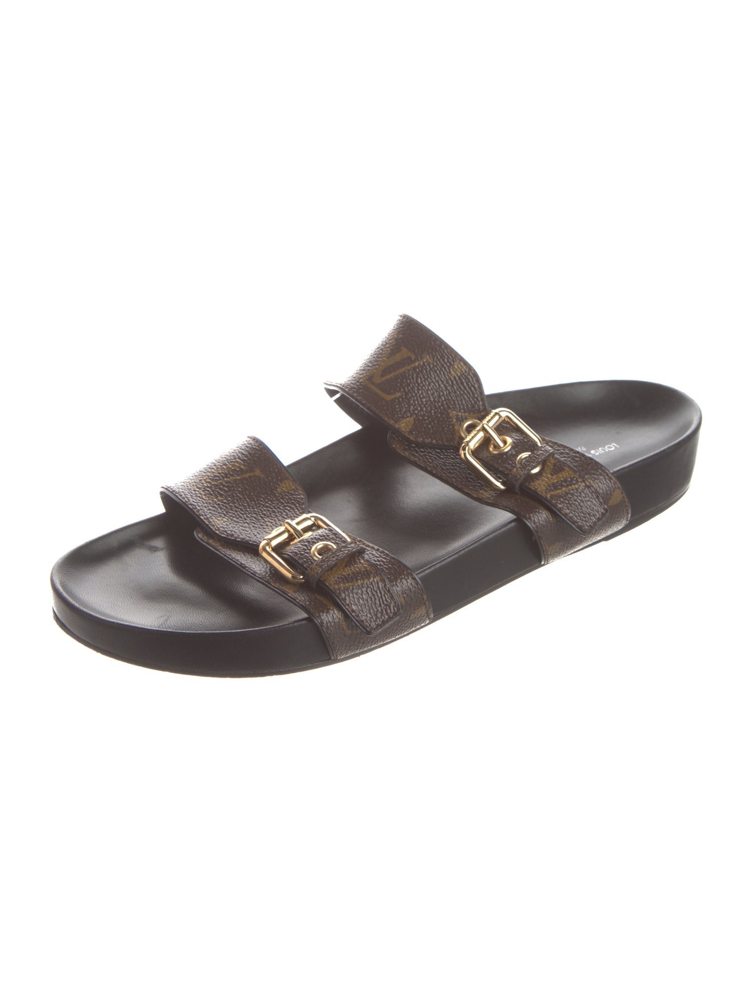 Louis Vuitton Monogram Pattern Slides