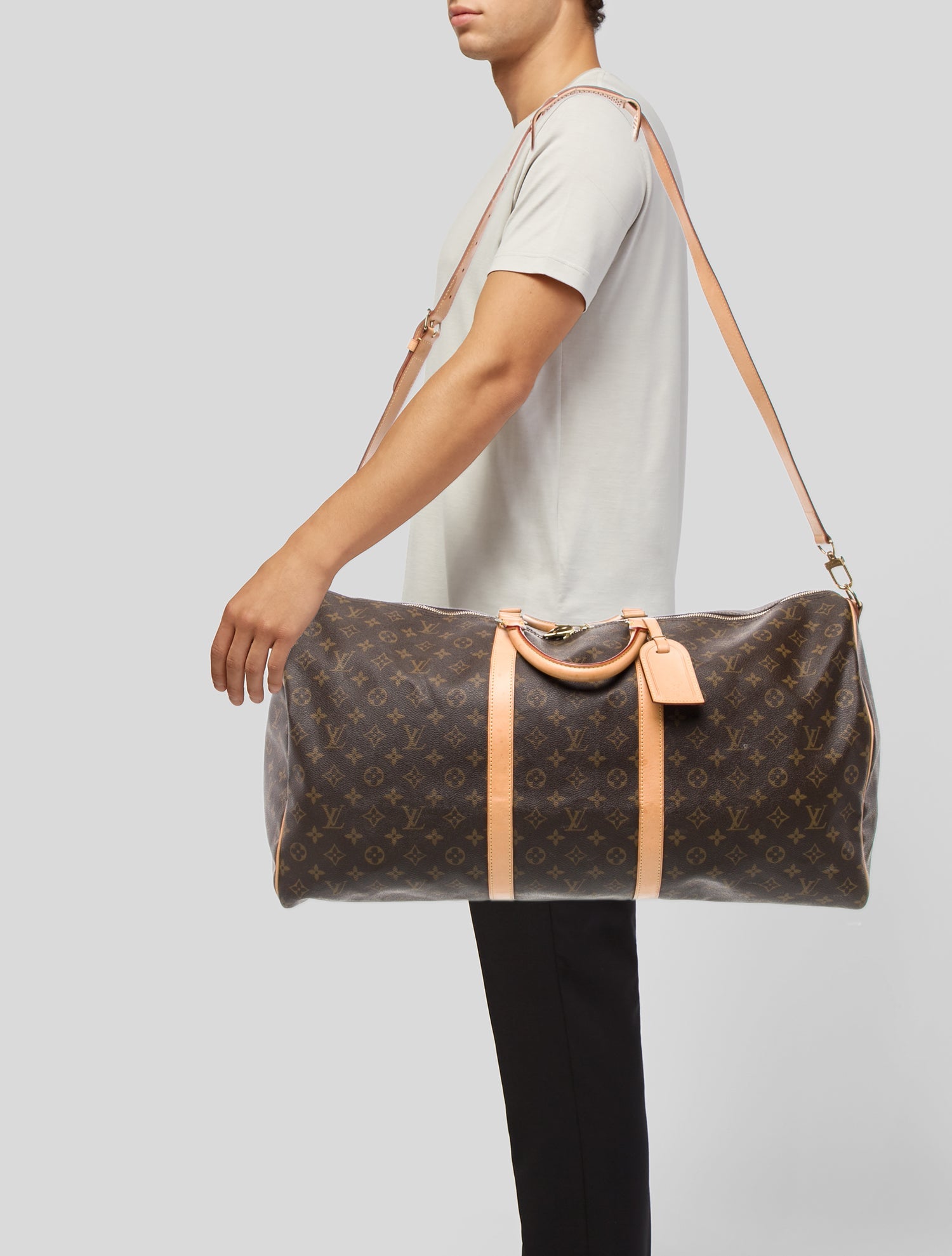 Louis Vuitton LV Monogram Keepall Bandouliere 60