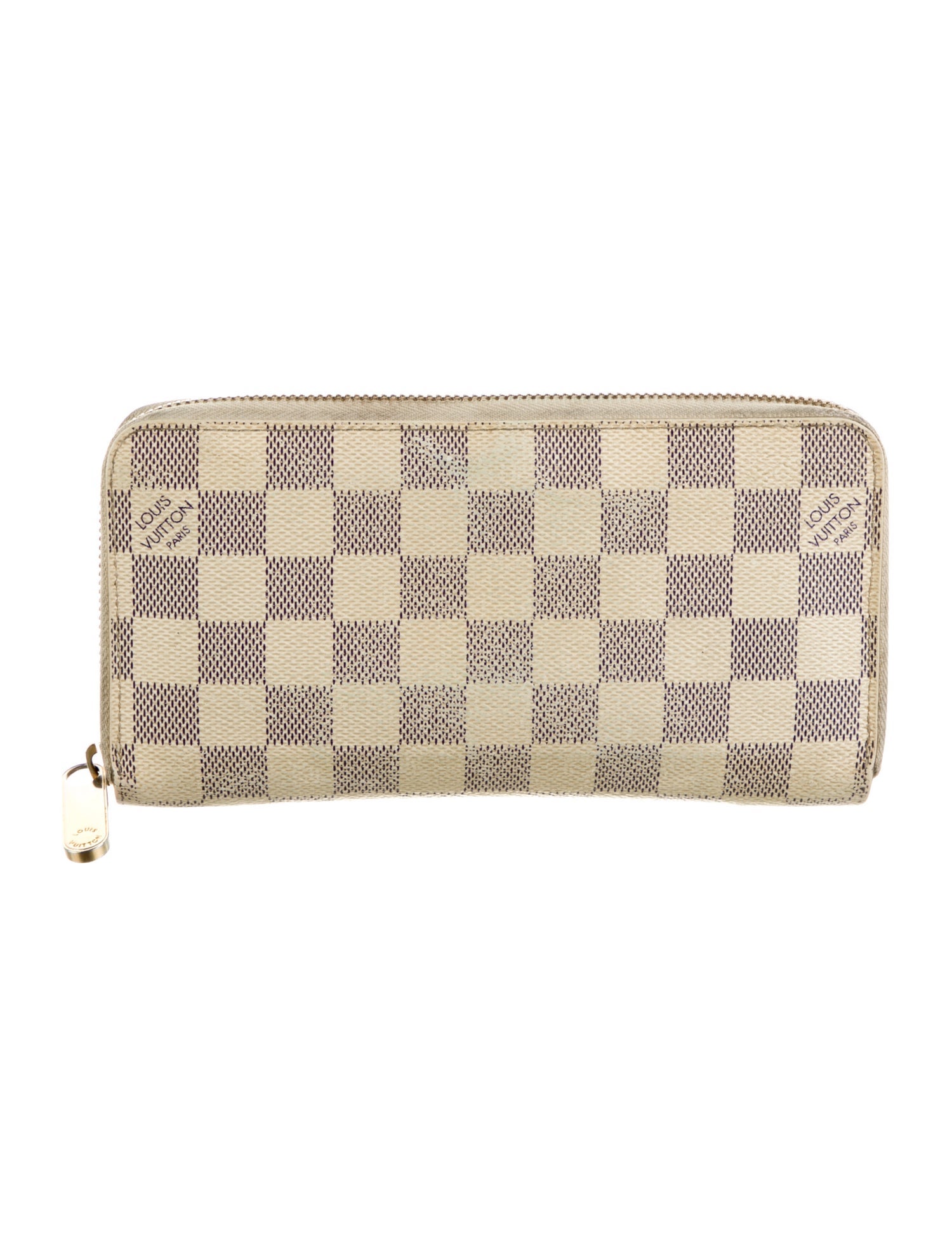 Louis Vuitton 2011 Damier Azur Pattern Zippy Wallet