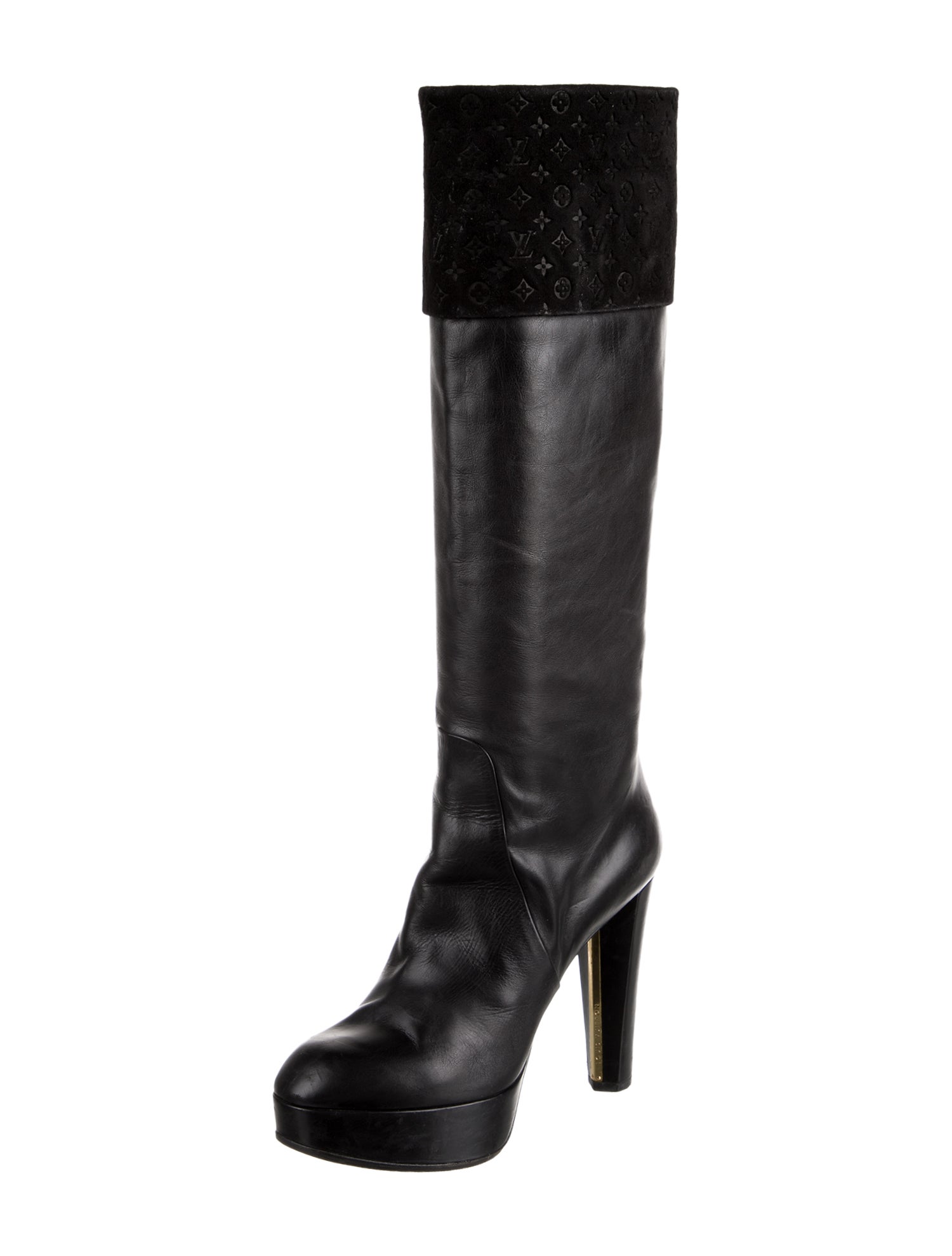 Louis Vuitton LV Monogram Leather Boots