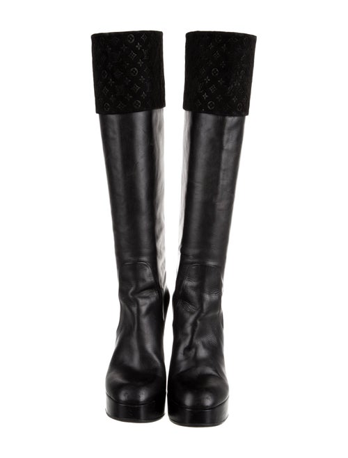 Louis Vuitton LV Monogram Leather Boots