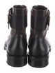 Louis Vuitton Monogram Pattern Combat Boots