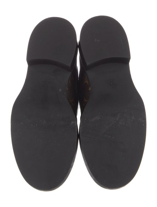 Louis Vuitton Monogram Pattern Combat Boots