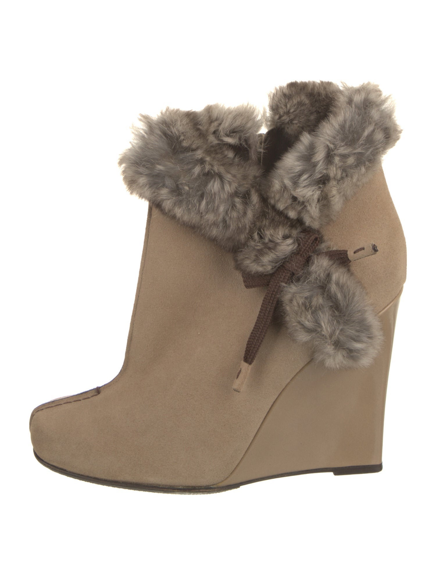 Louis Vuitton Suede Colorblock Pattern Boots