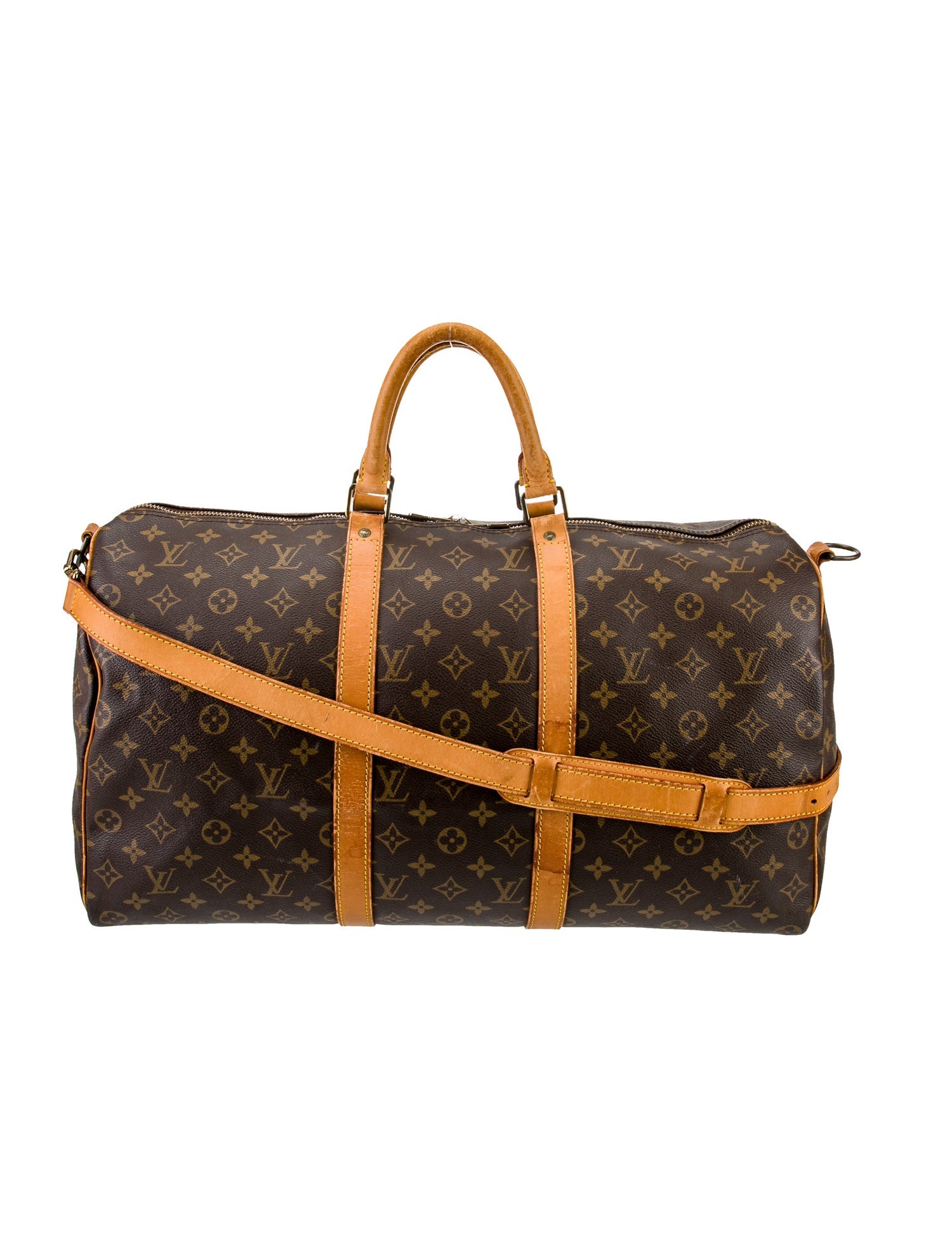 Louis Vuitton LV Monogram Keepall Bandouliere 50 Vintage