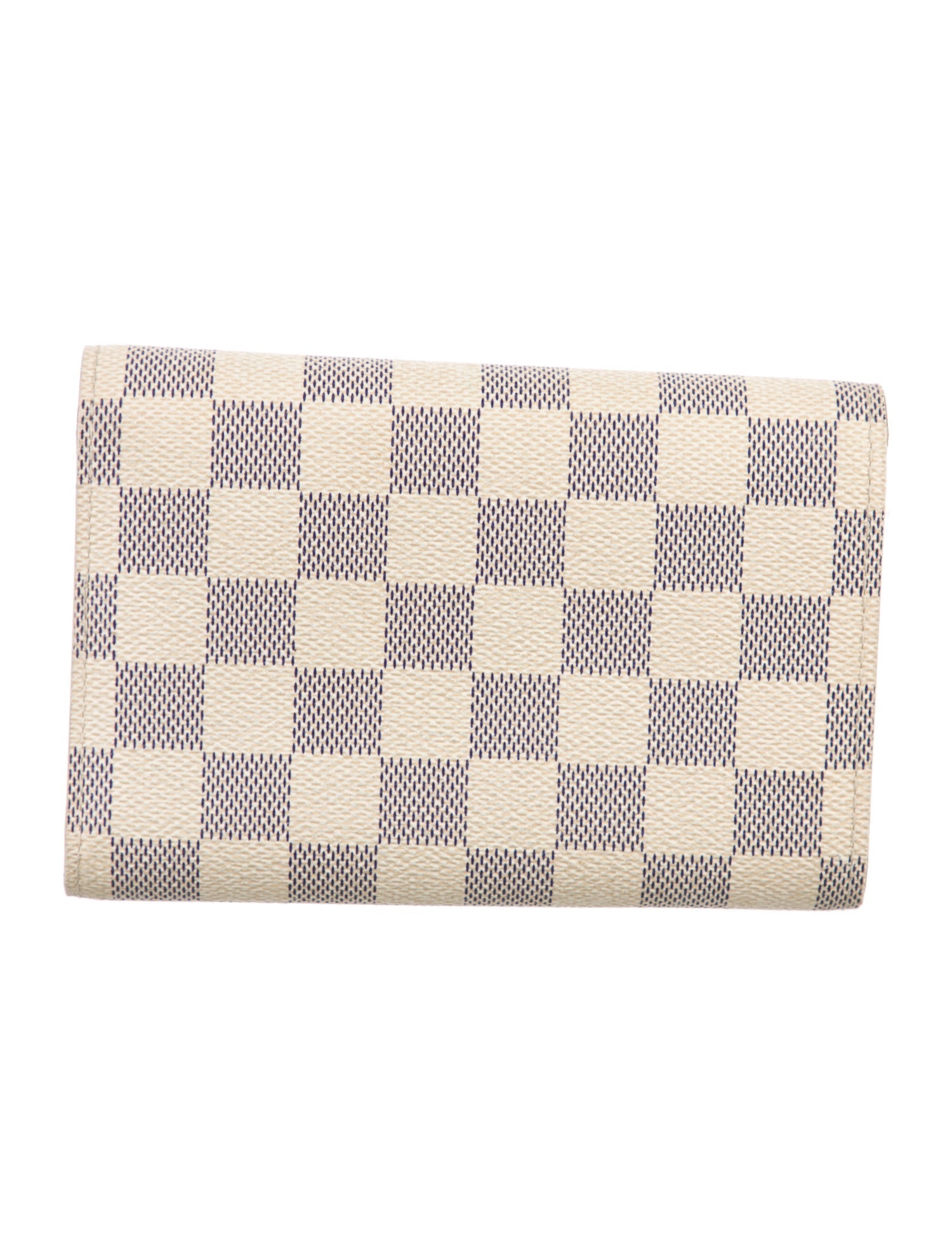 Louis Vuitton 2007 Damier Azur Pattern Alexandra Wallet