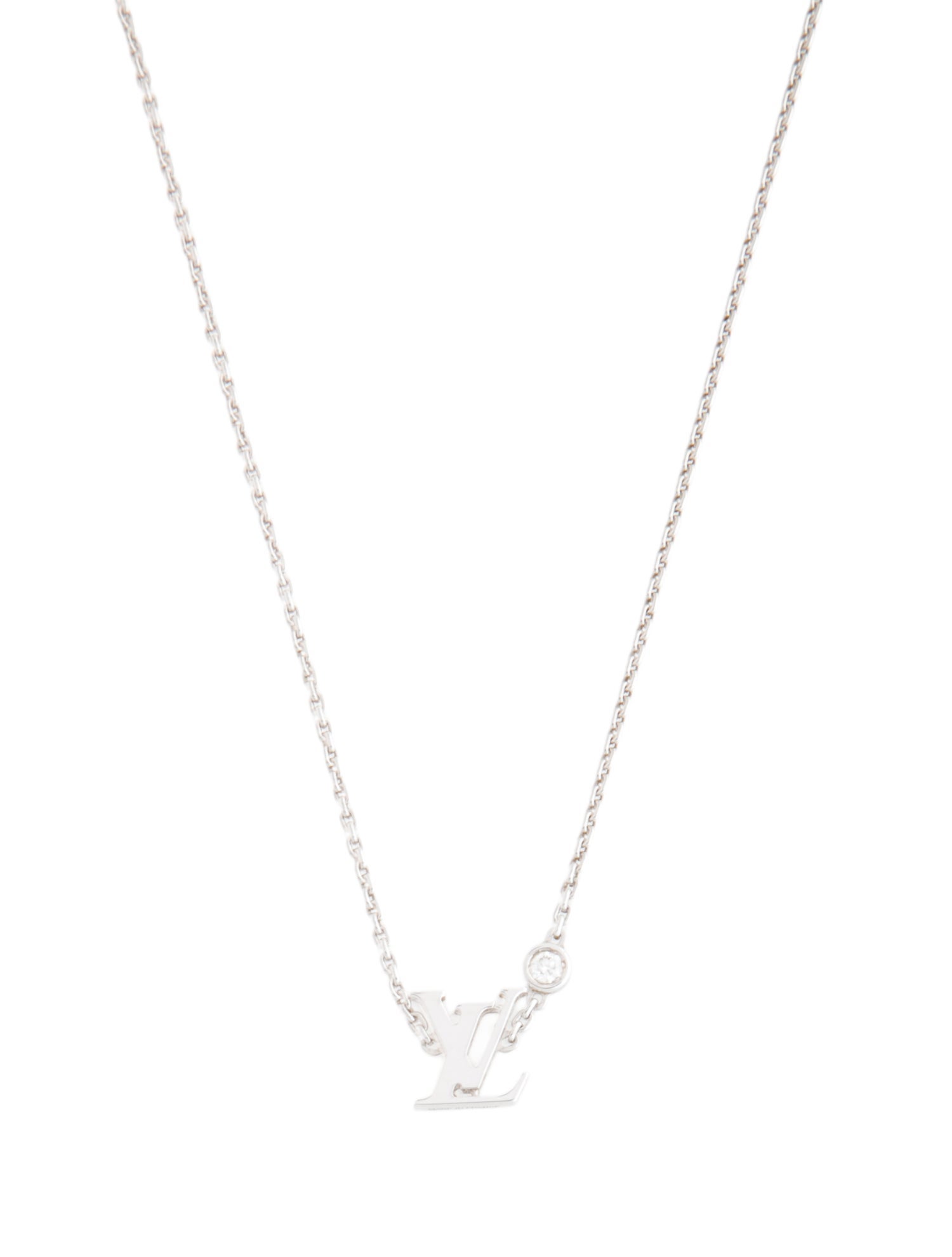 アクセサリー CHROME HEARTS Diamond Initial D Pendant Chrome Hearts Diamond Initial D Pendant - Pendant Necklace