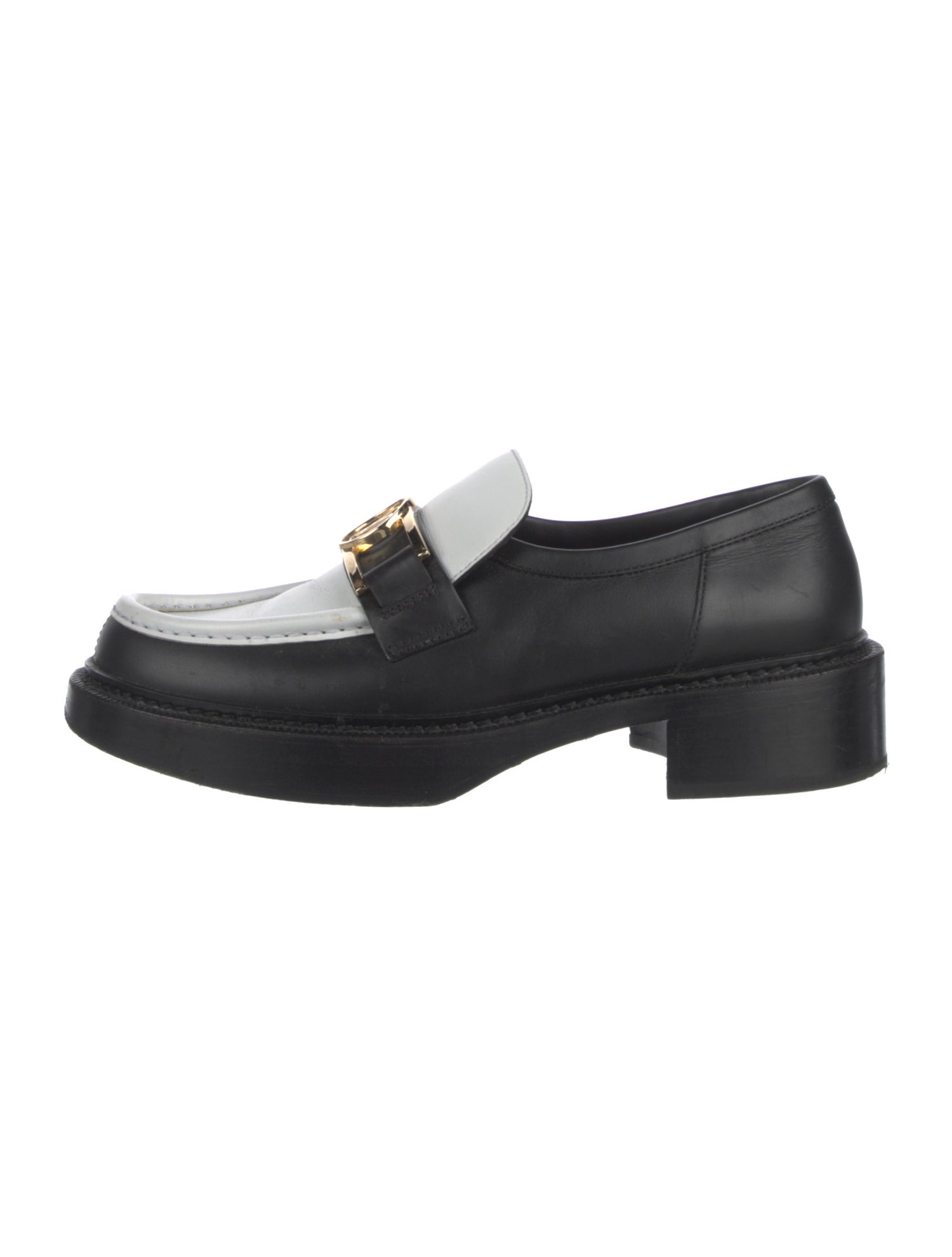 Louis Vuitton LV Monogram Leather Loafers