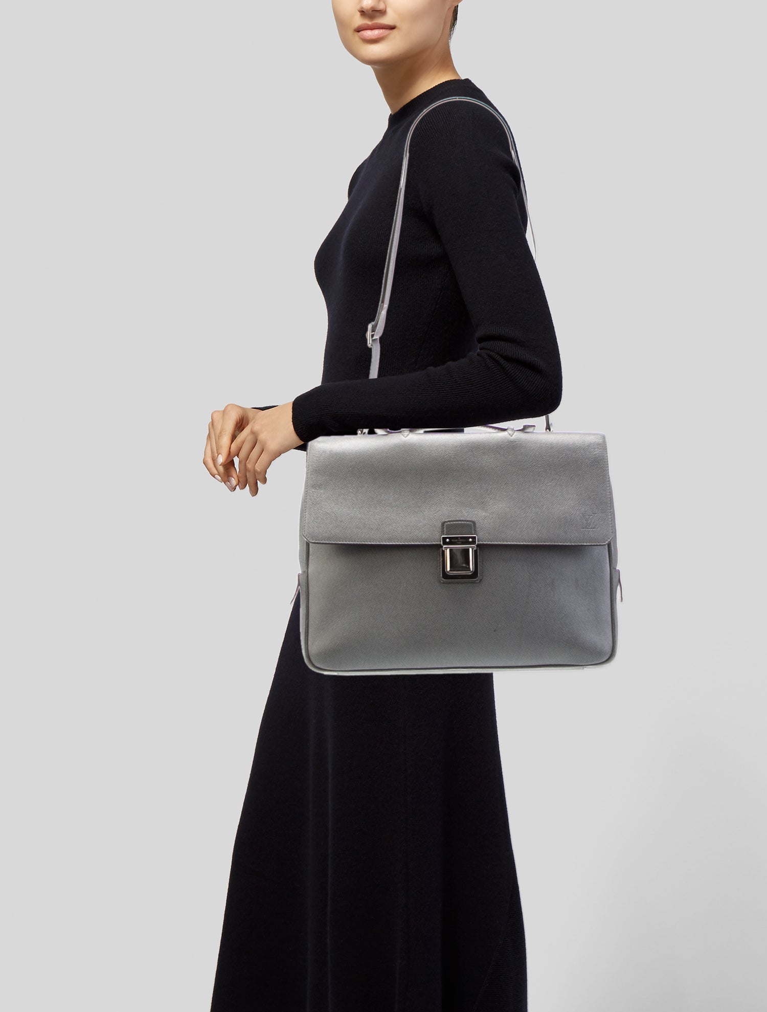 Louis Vuitton Taiga Leather Briefcase