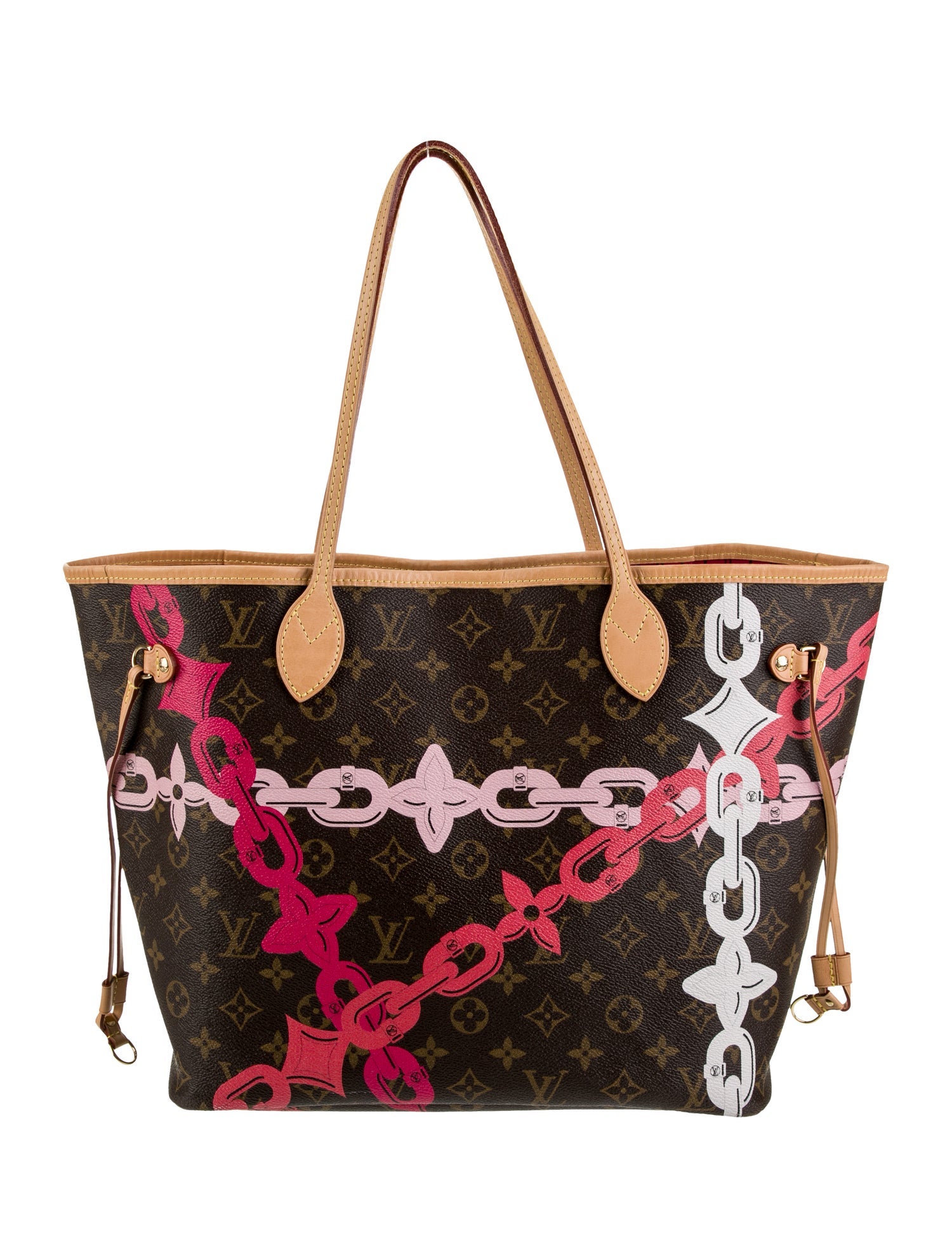 Louis Vuitton LV Monogram Bay Neverfull w/Pouch MM